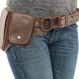 Hip/Fanny Pack Real Leather Utility Belt